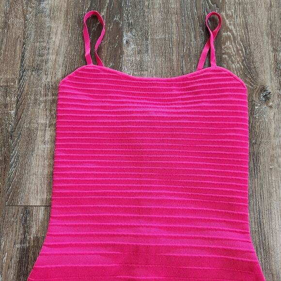 Retrofete Kylie Bandage Knit Dress in Dragon Fruit Pink Size XXS NWT Maxi - Picture 4 of 15
